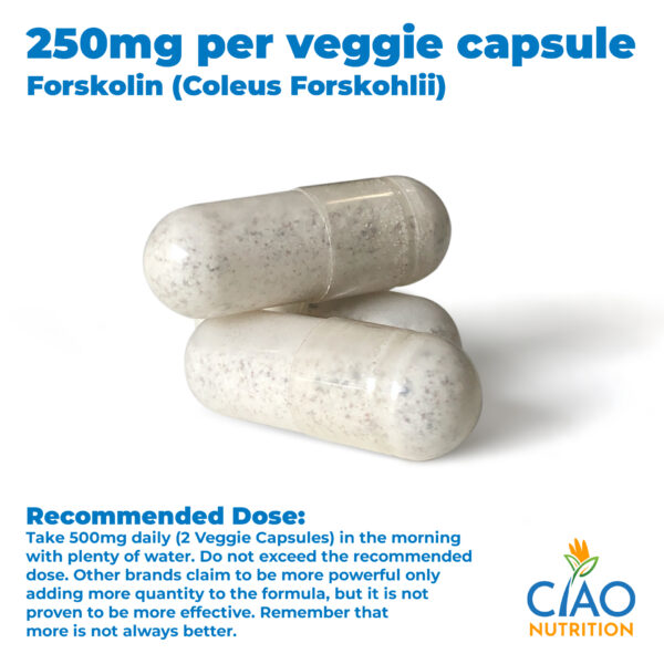 Ciao Nutrition Forskolin (Coleus Forskohlii) Supplement